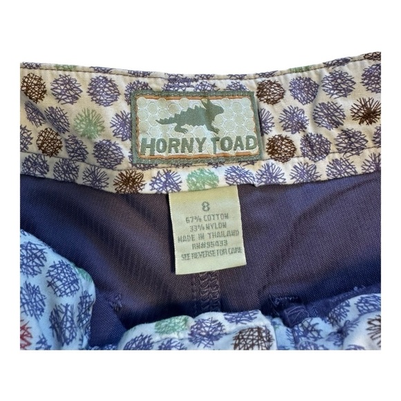Horny Toad Casual Lavender Purple Shorts - Size 8 - Picture 6 of 9